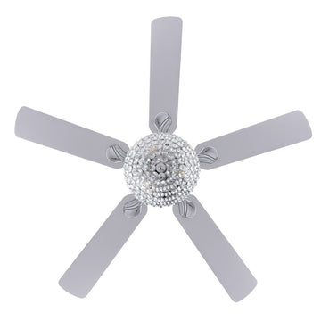 Cammy 52" Traditional Transitional Iron LED CEILING FAN - JONATHAN Y